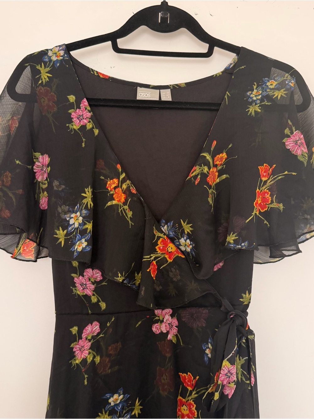 ASOS Floral Wrap Dress Women’s 8